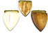 Bone Arrow Pendant | Ox Bone Arrow Shaped Focal Pendant with Dotted Gold Cap | Tusk Pendant | Horn Pendant | Light