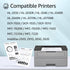 greencycle 2 Pack TN350 TN-350 Black Toner Cartridge Compatible for Brother Laser Printers