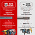 5/8 in X 24 in SDS MAX Bits: Rotary Hammer Drill Bits, Carbide for Concrete, Stone, and Brick