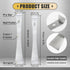 2-Piece Stainless Steel Mini Pry Bar Scraper Set, Ultra Sharp Trim Puller and Flat Pry Bar for Trim Removal