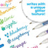 Yummy Yummy Set 12-1.00mm Ooly Scented Glitter Gel Pens of NIB Scented Glitter Pens for Kids and Adults, Art