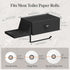2 Pack Lifewit Toilet Paper Holder with Shelf and Drawer, Screw or Adhesive Wall Mount Tissue Roll Storage, Dustproof