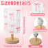 Kids Table Lamp for Bedroom Kids Bedside Lamp with Linen Wooden Nightstand Cartoon Nursery Lampshade for Boys Girls