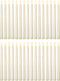 Treela 24 Pcs Flameless Taper Candles Battery Operated Bulk Fake Candles Light
