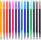 ParKoo Gel Ink Refills Compatible with FriXion and Friction Erasable Gel Pens, Fine Point 0.7 mm, 14 Colors