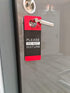Do Not Disturb Door Hanger Sign, 2 Pack, Double Sided, Ideal for Offices, Clinics, Hotels, Therapy, Spa, Counseling