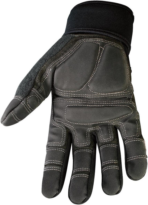 Youngstown Glove Anti-Vibe XT Vibration Dampening Mechanic Work Gloves, Durable, Washable, Anti-Slip Palms, Dark Gray,