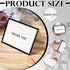 AmazingSpark 120 12 4.8 6.8'' Kit Thank You Cards with Envelopes Bulk Designs x Black Thank You Notes for Small