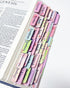 PartyGalore Floral Bible Tabs for Women, Personalized Bible Journaling Tabs, Large Print Bible
