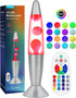 17 Colors Changing Liquid Motion Lamp with Remote: 13.5" LED Night Light