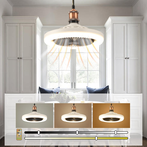 9.84ft socket fan light Plug in Ceiling Fan With Light and Remote Control Comes with Plug Cable,Enclosed Small Screw