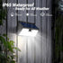 318 3 1 Pack vighep Solar Motion Lights Outdoor, LED Waterproof Fence Light Solar Powered with Lighting Mode, Cold