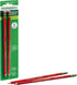 TICONDEROGA Erasable Checking Pencils, Pre-Sharpened with Eraser, Red, Pack of 2 (13901)