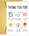 Supoeguk Cute Thank You Card for Doctor Nurse, Funny Healthcare Worker Appreciation Cards