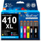 Valuetoner Remanufactured Ink Cartridge Replacement for Epson 410XL 5 Pack for Expression XP-7100 XP-530 XP-630