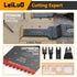 158 LEILUO Pcs Multitool Blade Kits Cutting and Sandpaper Oscillating Tool Accessories Universal Oscillating Saw Blades
