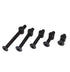 binifiMux 50pcs M6 20mm/ 30mm/ 40mm/ 50mm/ 60mm Crib Hardware Screws, x Black Hex Socket Cap Bolts Barrel Nuts