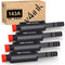 v4ink Compatible 143A W1143A Toner Replacement for HP Neverstop Laser Printers, Black with Chip, 4-Pack