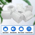 19mm U-Shaped Plastic Chair Foot Caps, Non-Slip U Shaped Floor Glides, Tubing Caps Cover, 16Pcs, White