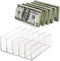 Hipiwe 2-Pack Acrylic File Organizer, 5 Slots Letter Sorter for Sorting Mail & Documents on Desktop