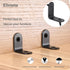 90 16Pcs 1inch) L Bracket Corner Brace Joint Right Angle Degree Fastener Wood Support for Shelves Braces Mounting