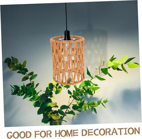 POPETPOP Cylindrical Decorative Lamp Shade Soft Light Cover for Chandelier Pendant and Wall Sconce Quick Installation