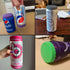 TKYPZY 6 Pack (6 Silicone Soda Can Lids Silicone Cans Covers for Beverage Soda Drink Reusable Beer Can Cover Lid Can