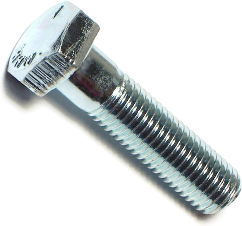Grade 5 Fine Hex Cap Screws, 5/16-24 x 1-1/4, 12 Pieces, Zinc