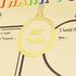 TzenvoGift 5-Pcs Teacher Thank You Cards Fill-in-the-Blank Appreciation Cards with Gold Foil Medal Fun & Colorful