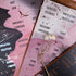 80Chapters UPAFEXXI-Laminated Bible Tabs (Rose Gold and Black Foil Embossed Lettering), Bible Tabs for Women