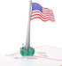 iGifts And Cards American Pride 3D Pop-Up Card - USA Flag for Veterans, Military, and Patriotic Holidays