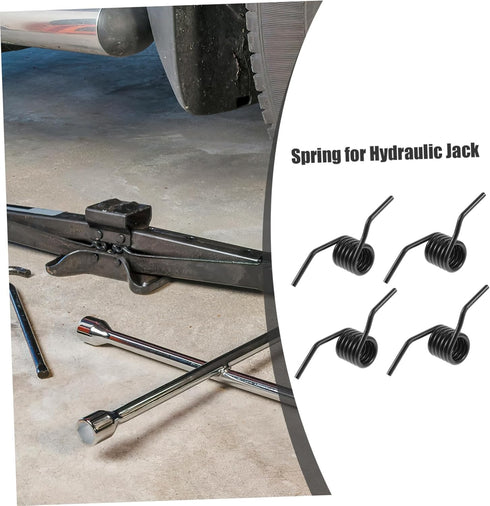 4pcs Jack Spring Return Spring for Hydraulic Jack Accessories, Heavy Steel Spring Spare Part