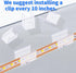 20Pcs 1011 LED Strip Light Clips Neon lamp Mounting Fixing Bracket PC Waterproof Clamp Holder with Screws for LED Strip