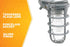 L1707SV 150W Woods Traditional Incandescent Weather Industrial Light, Wall Mount, Silver,Large