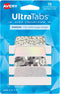 Avery Ultra Tabs Luxe Collection, 2.5" x 1" Holographic Iridescent Margin Tabs, 16 Repositionable Page Tabs (74179)