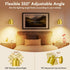 Set 2 350 Dimmable Bulb) Lightess Sconces Wall Decor of with Switch, Rotatable Gold Wall Sconce Hardwired, Industrial