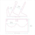 BRAINWAVZ Desktop Keyboard & Dual PC Mouse Stand Holder, Suitable for Small or Large Keyboards, Organize Your Work Space