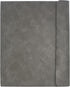 Binder Portfolio Organizer Case with Color File Folders, Gray, Standard