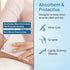 2x3 Inch, 100 Count, McKesson Non-Adherent Pads for Wounds, Sterile Non-Stick Wound Dressing, Highly Absorbent