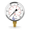 2-1/2" Pressure Gauge, Chrome Plated Steel Case, Dry, 0-100 psi/kPa, Lower Mount 1/4" NPT