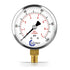 2-1/2" Pressure Gauge, Chrome Plated Steel Case, Dry, 0-100 psi/kPa, Lower Mount 1/4" NPT