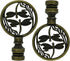GIN GEOMIR 2 Pcs Dragonflies Lamp Finial, Dragonfly Design Solid Metal Finials for Table,
