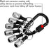 1/4 Inch Bit Holder Keychain, Quick Change Screw Bit Holder Extension Bar for Most Electric and Hand-held Screwdrivers