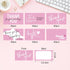 BLSUREFYX 240pcs 2x3.5In Package Thank You Cards for Small Business Pink Customer Appreciation Note Card Your Order