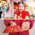 Zhanmai 30 Set 6.69 Inch 3.54 Inch 5 Pcs Vietnamese New Year Red Lucky Money Envelope x Various Designs New Year