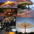 Patio Umbrella Lights, 104 LED String Lights with Remote Control, 8 Lighting Modes, Battery Operated Waterproof Outdoor
