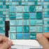 25Pcs Self-adhesive Mosaic Tile Transfer - Peel and Stick Waterproof Backsplash Tile Sticker for Home Decor (4x4inch)