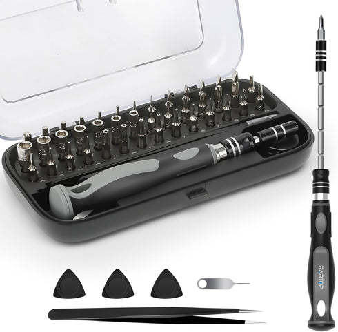 Precision Screwdriver Set - 48 in 1 Magnetic Small Screwdriver Bit Set with Case for Computer, Laptop, iPhone