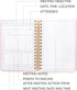 Lamare A5 Meeting Notebook for Work Organization, 220 Pages, Note Taking Planner for 100+ Meetings, 8.5x6”