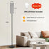 3 Bulb, 64" Ambimall Floor Lamp for Living Room with Color Temperatures Standing lamp with Linen lampshade for Bedroom